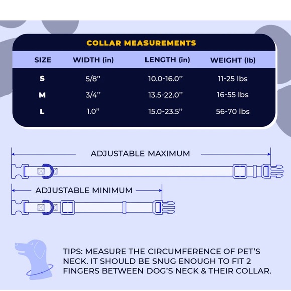 Perri’s Pet Products Space Moon Astronaut Adjustable Dog/Cat Collar Small - Picture 6 of 6